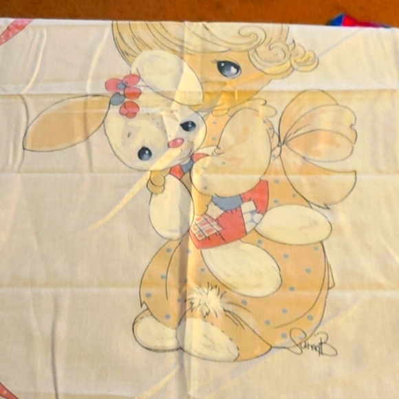 Sewing Quilting Precious Moments Fabric Panel Other - 3 @ $10 Vintage Sewing Panel "Precious Moments" Fabric by Spectrix Adorable